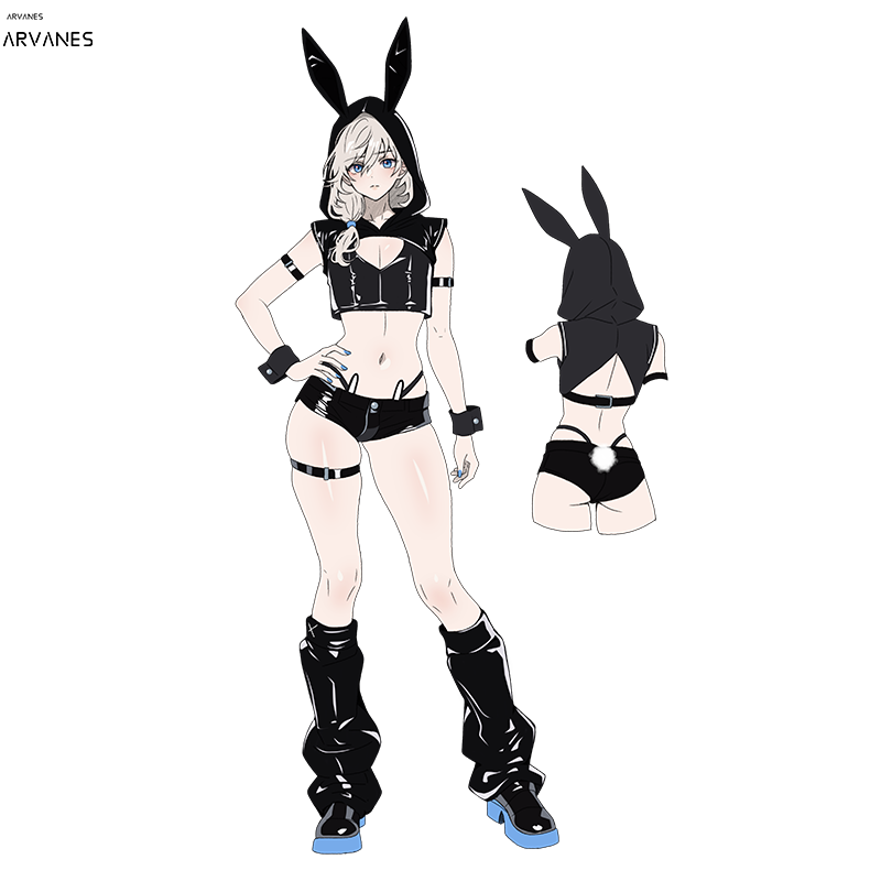Pre-Order  Cosplay Bunny Set   (7-Piece Set) AS47